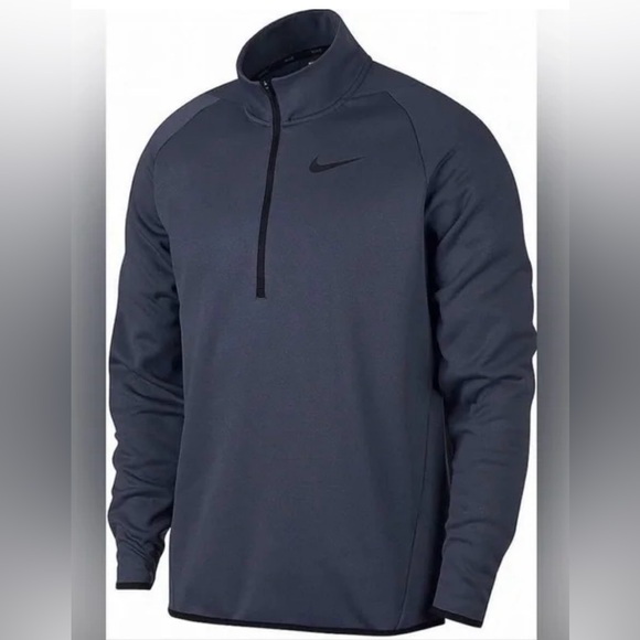 Nike 1/2 Zip Pullover Training Jacket Blue Embroidered Logo Men’s XL NWT - Picture 1 of 8
